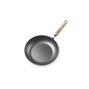 Yoshikawa COOK-PAL REN 26cm Premium Carbon Steel Frypan. From above.