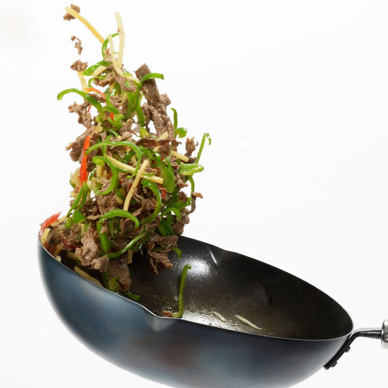 Yoshikawa COOK-PAL REN 26cm Premium Carbon Steel Wok. Stir-frying.