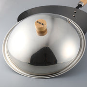 Yoshikawa COOK-PAL Stainless Steel Lid - 33cm. With wok.