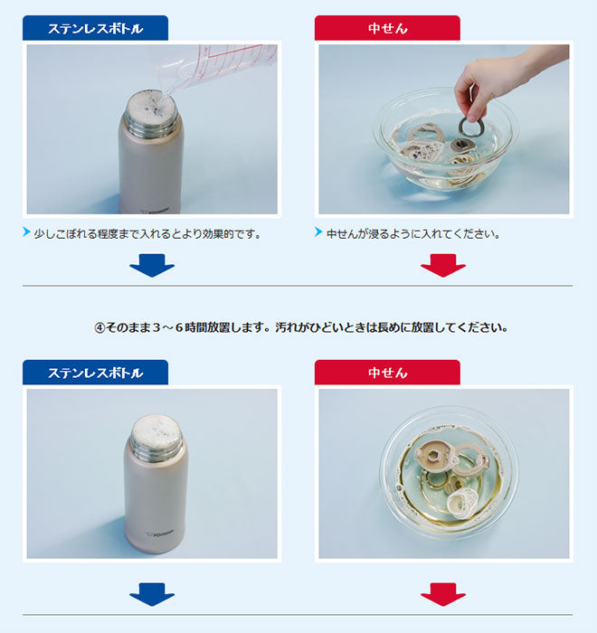 Zojirushi SB-ZA01-J1 Stainless Bottle Detergent Instruction