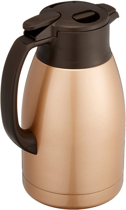 Zojirushi SH-HC15-NU Stainless Steel Carafe 1.5L Rose Gold: Unbreakable all stainless steel construction