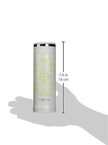 zojirushi sm-ed30-wp vacuum insulated flask 300ml white emerald good quality
