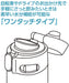 Zojirushi SM-TA36-BA Stainless Steel Vacuum Bottle 360ml Black: flip open lid