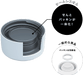 Zojirushi SM-ZA48-WM TUFF Vacuum Insulated Flask 480ml Pale White: Anatomy of lid
